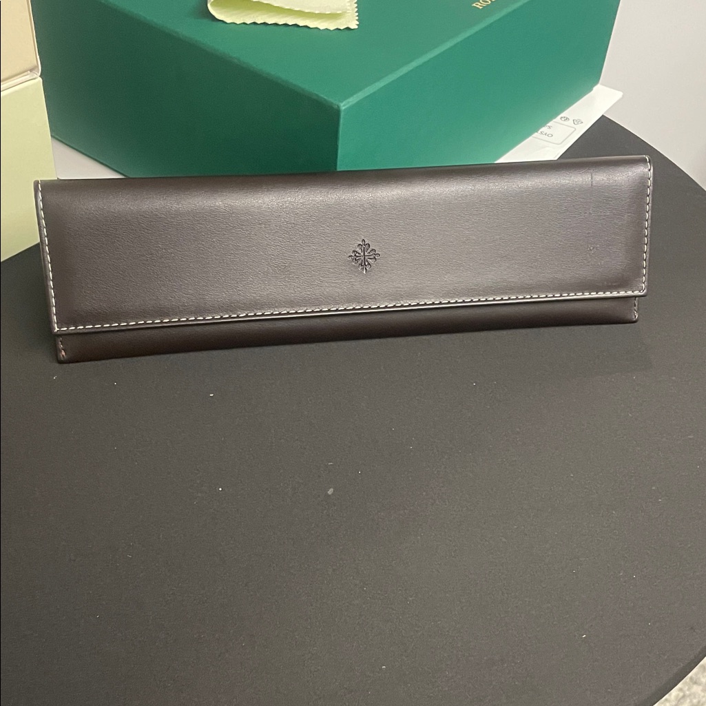 Patek Philippe Brown Leather Watch Case